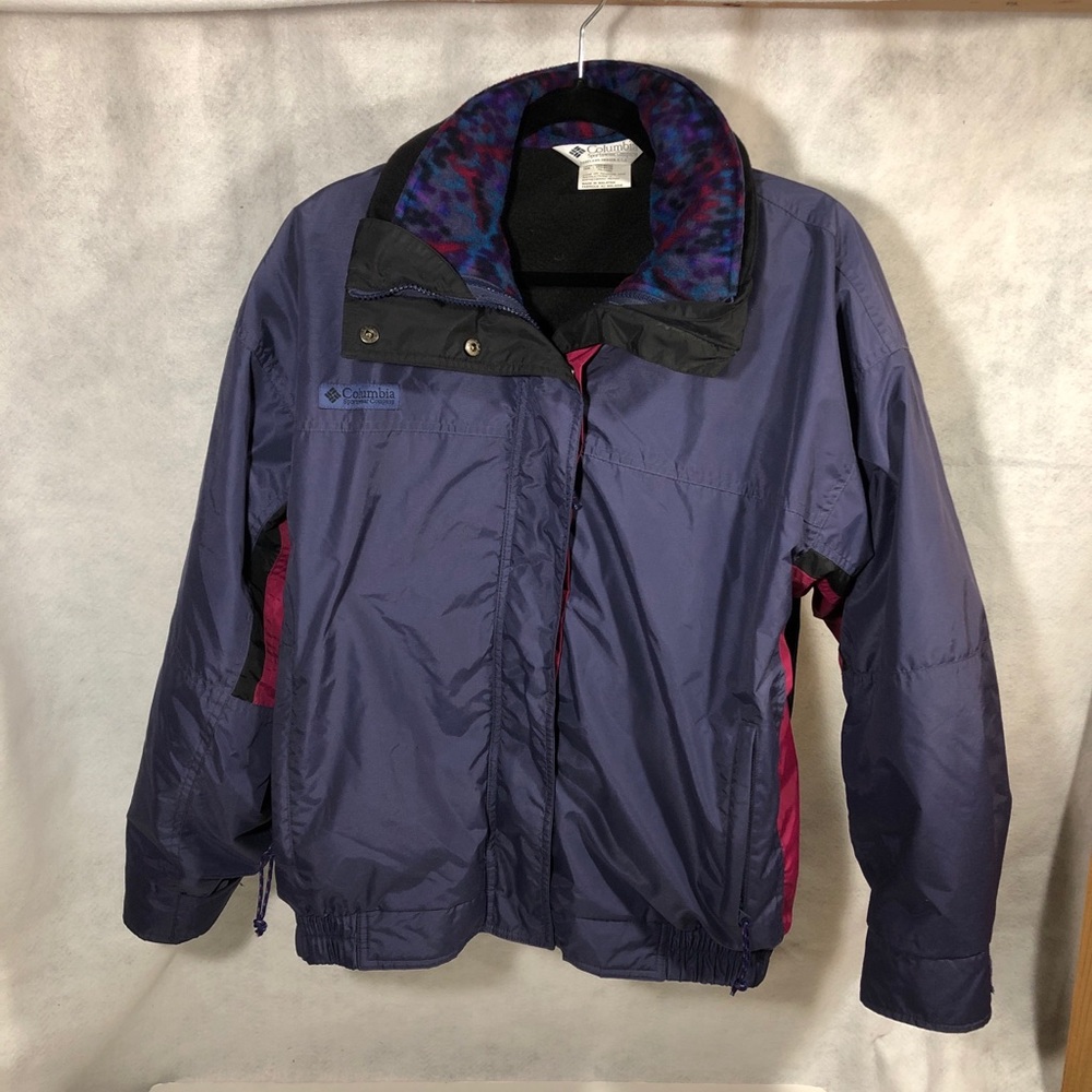 Columbia Vintage Bugaboo 3 In One Jacket ~ Womens M ~ Purple/pink